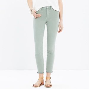 Madewell High Rise Crop Jean